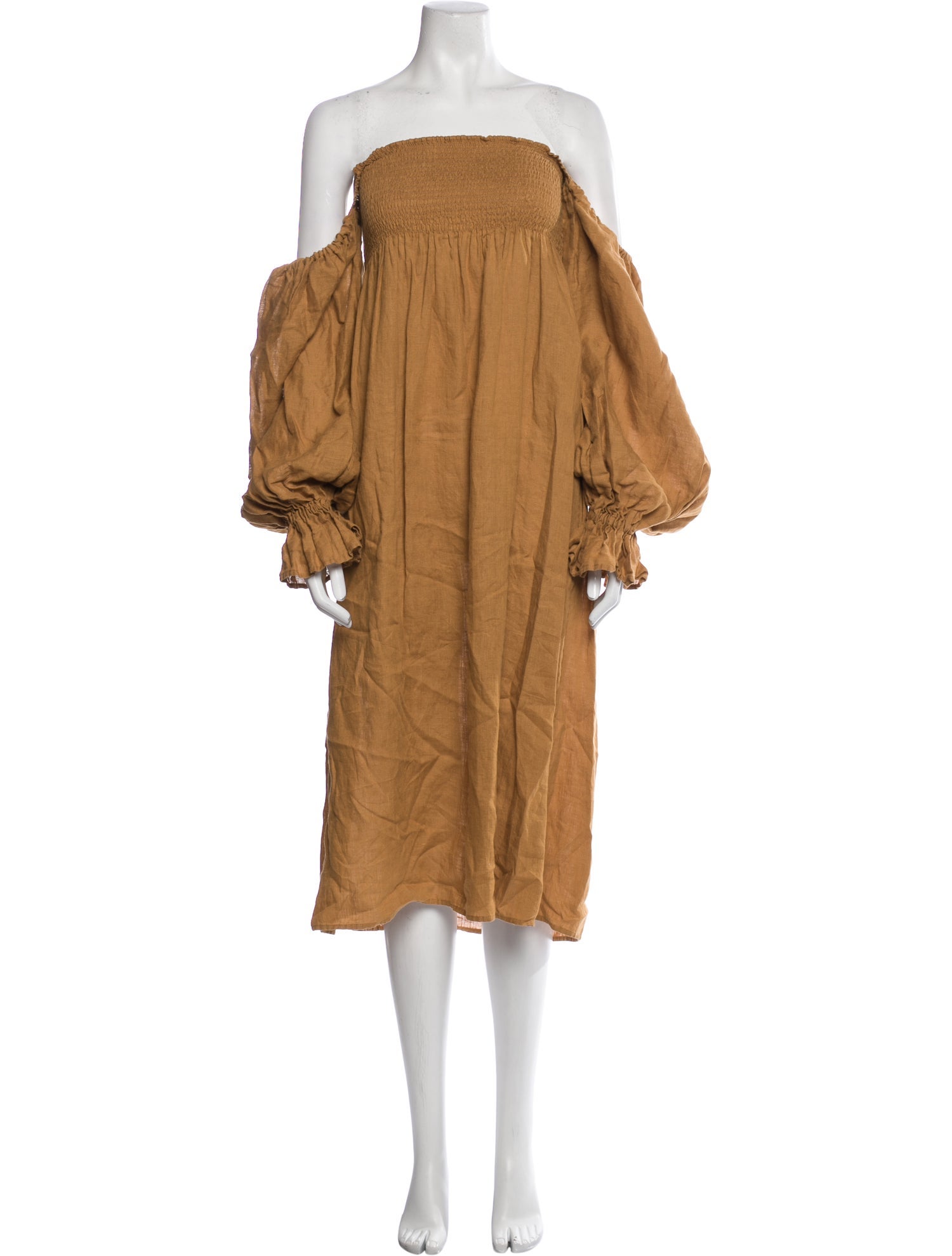 Sleeper Linen Midi Length Dress