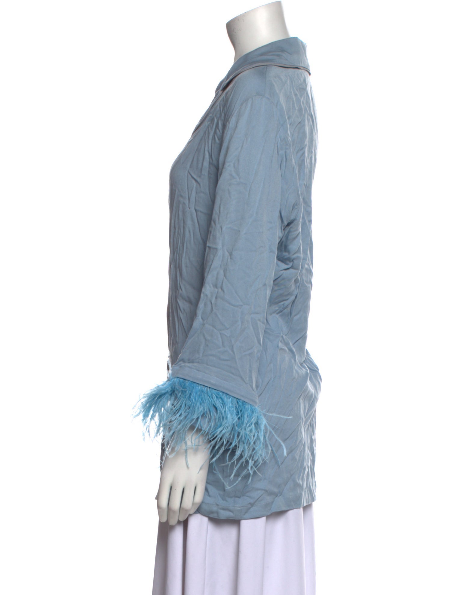 Sleeper Long Sleeve Button-Up Top