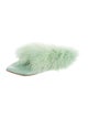 Sleeper Ostrich Feather Mules
