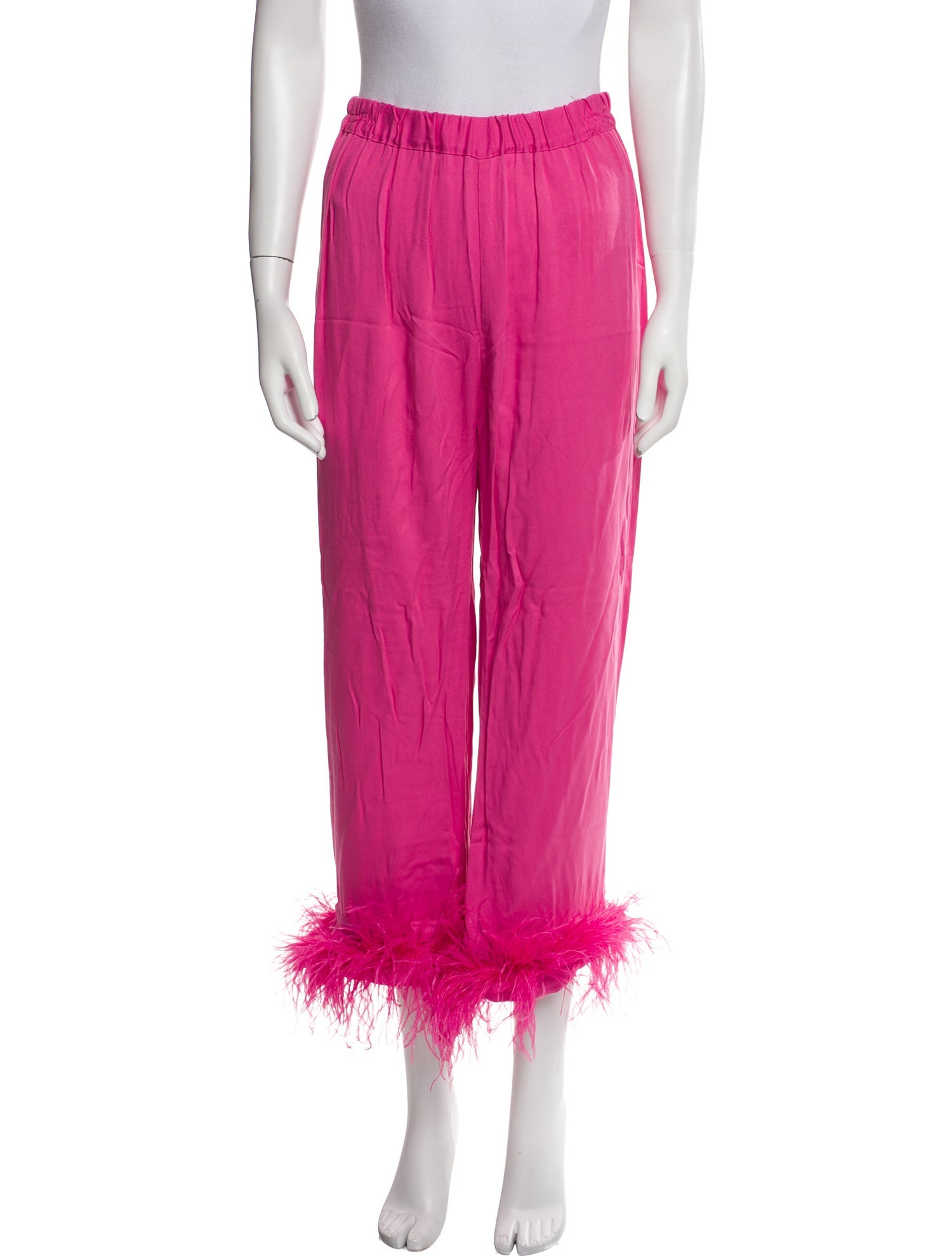 Sleeper Fur Trim Pajamas