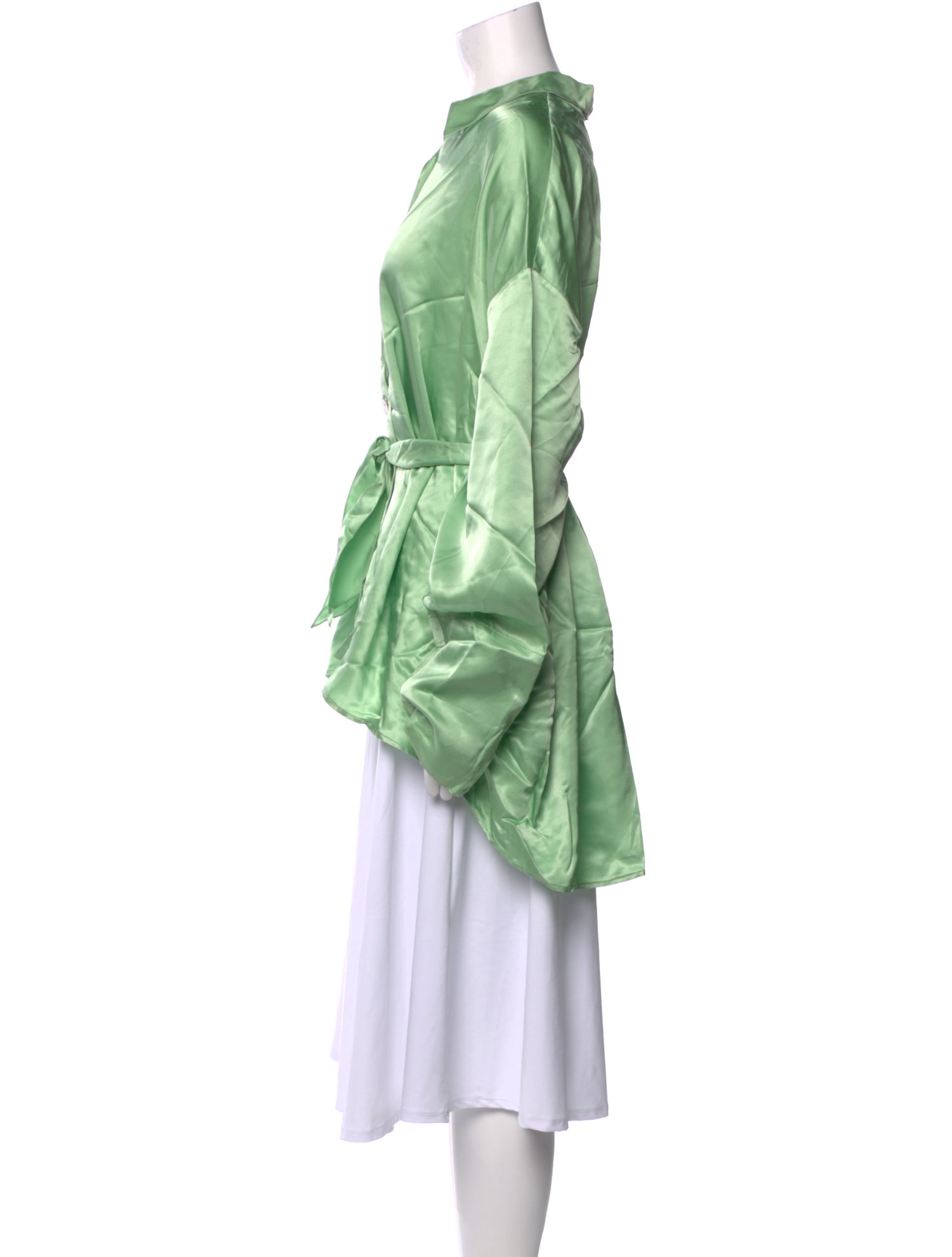 Sleeper Long Sleeve Button-Up Top