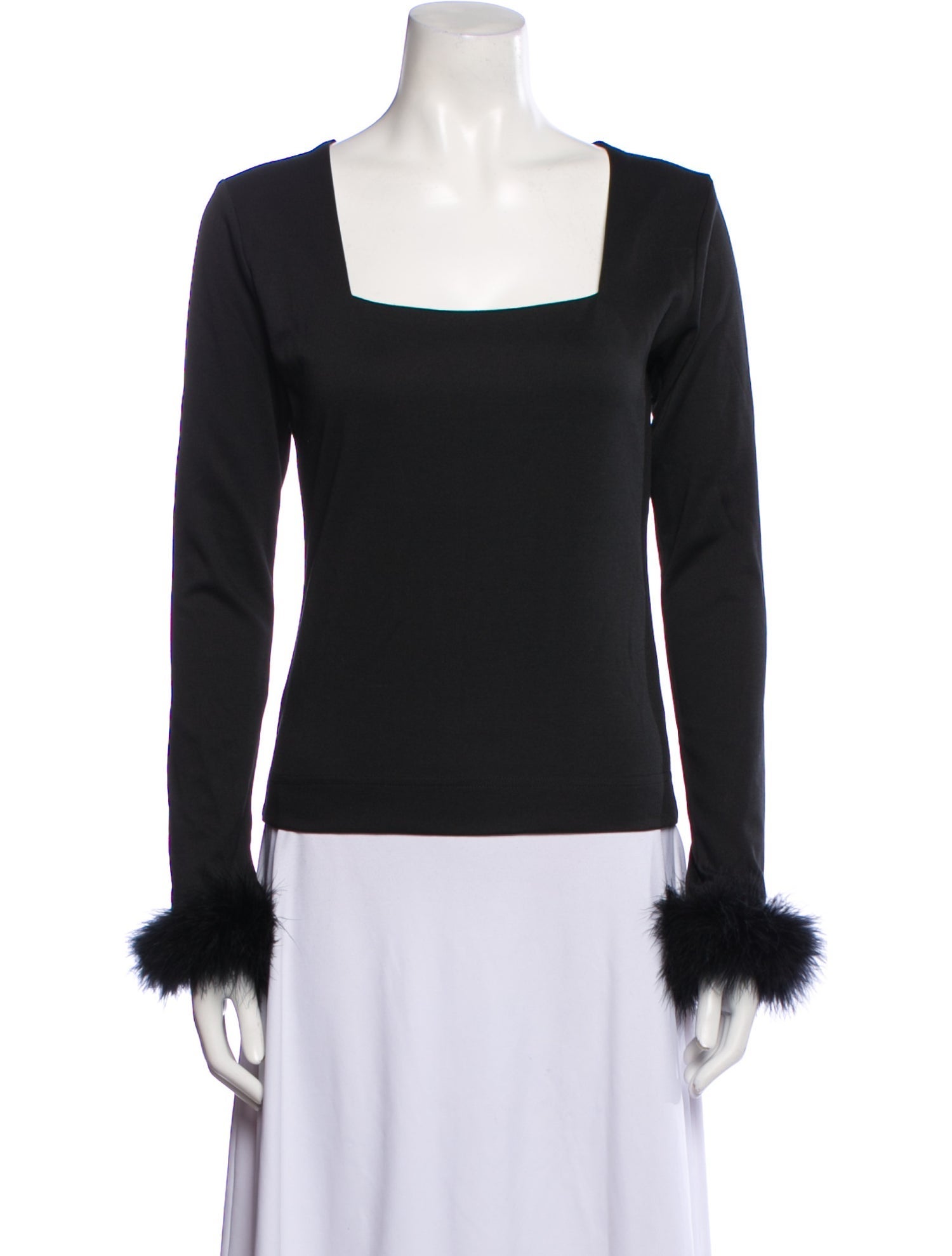 Sleeper Square Neckline Long Sleeve Top