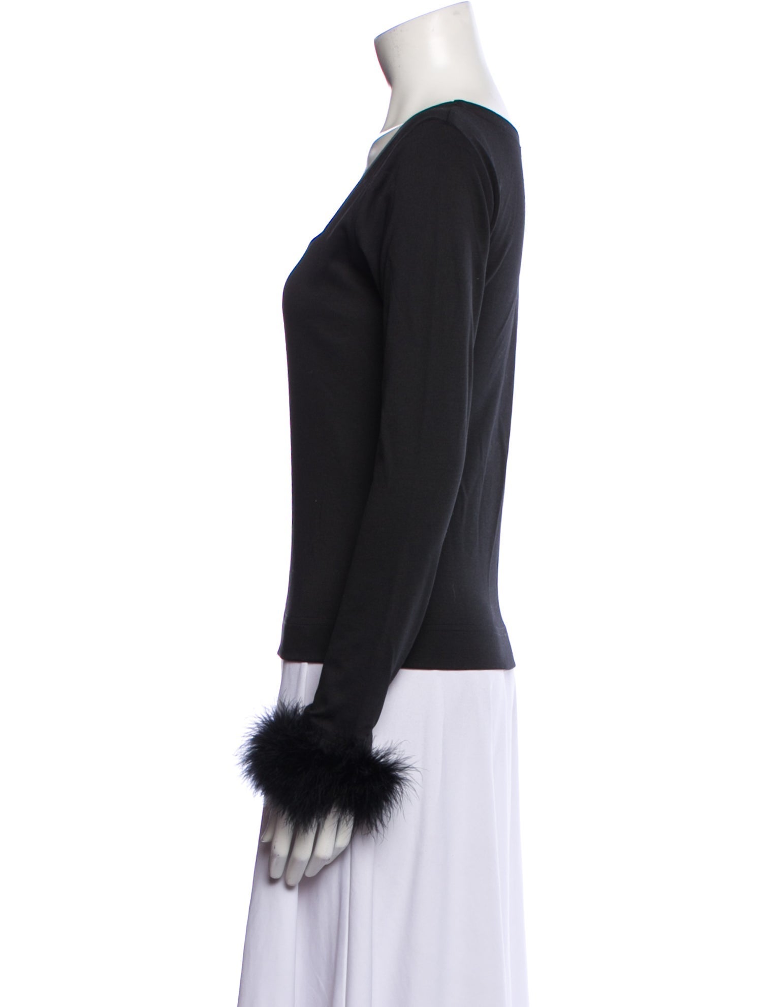 Sleeper Square Neckline Long Sleeve Top