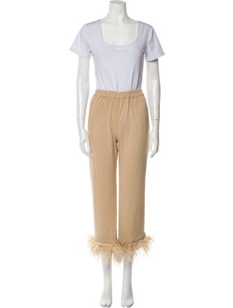 Sleeper Feather Trim Pajamas