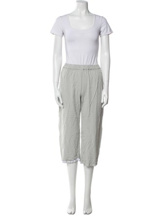Sleeper Linen Feather Trim Pant Set