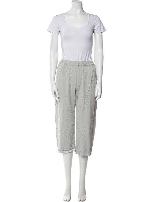Sleeper Linen Feather Trim Pant Set