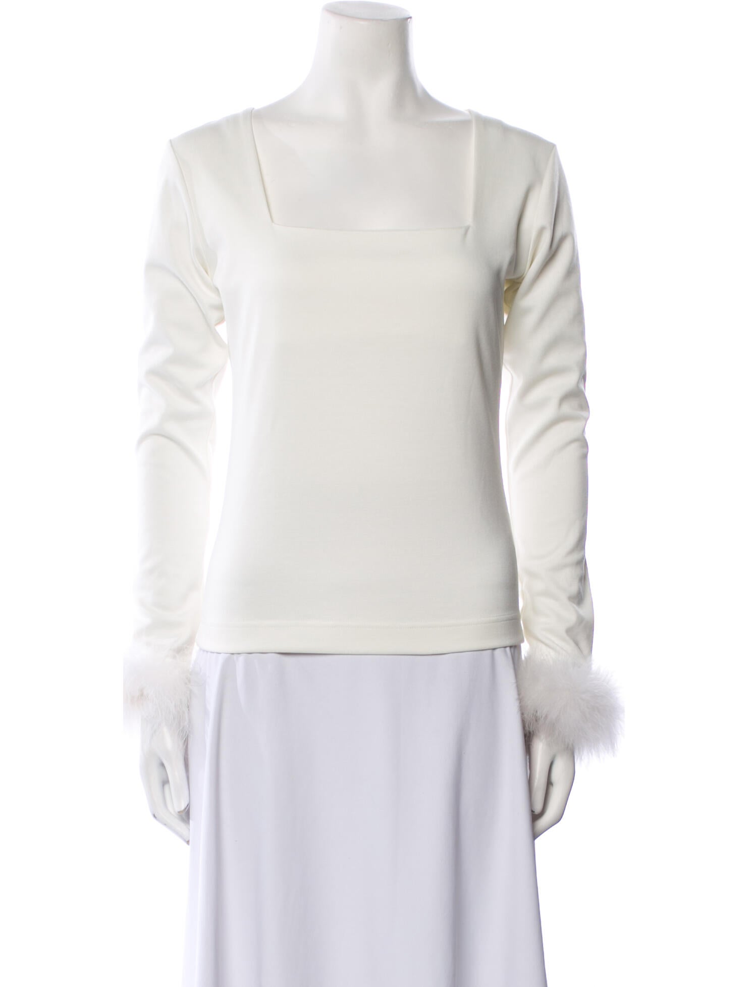 Sleeper Square Neckline Long Sleeve Top