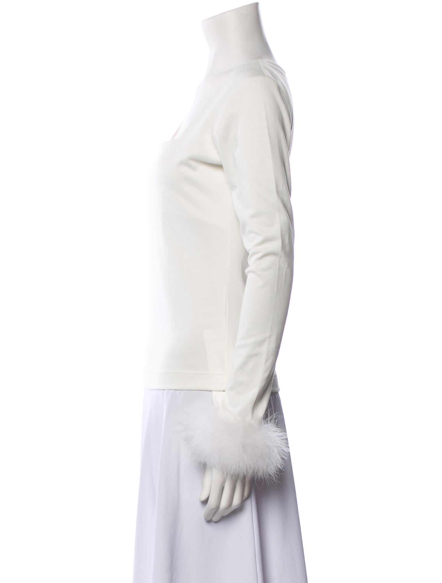 Sleeper Square Neckline Long Sleeve Top