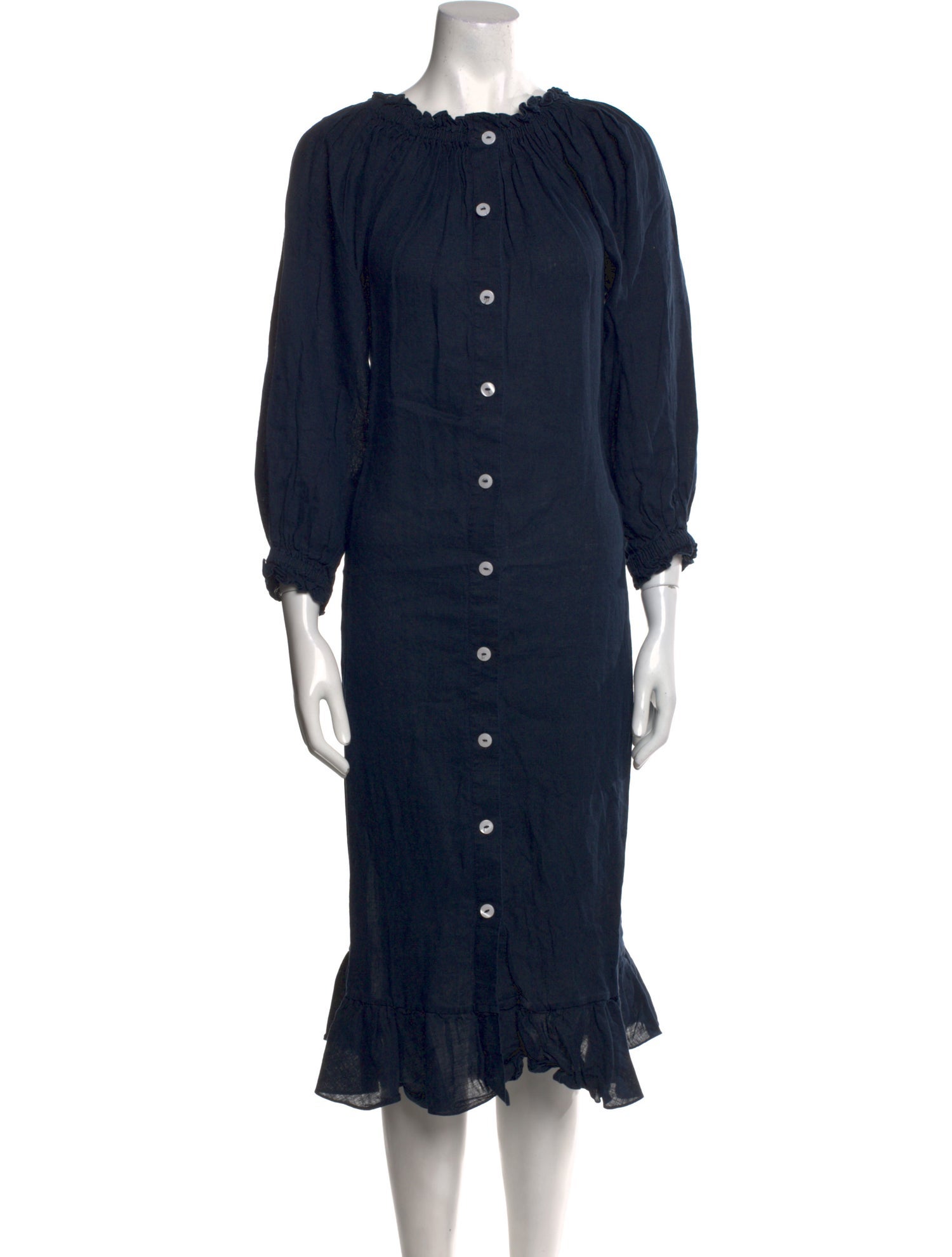 Sleeper Linen Midi Length Dress