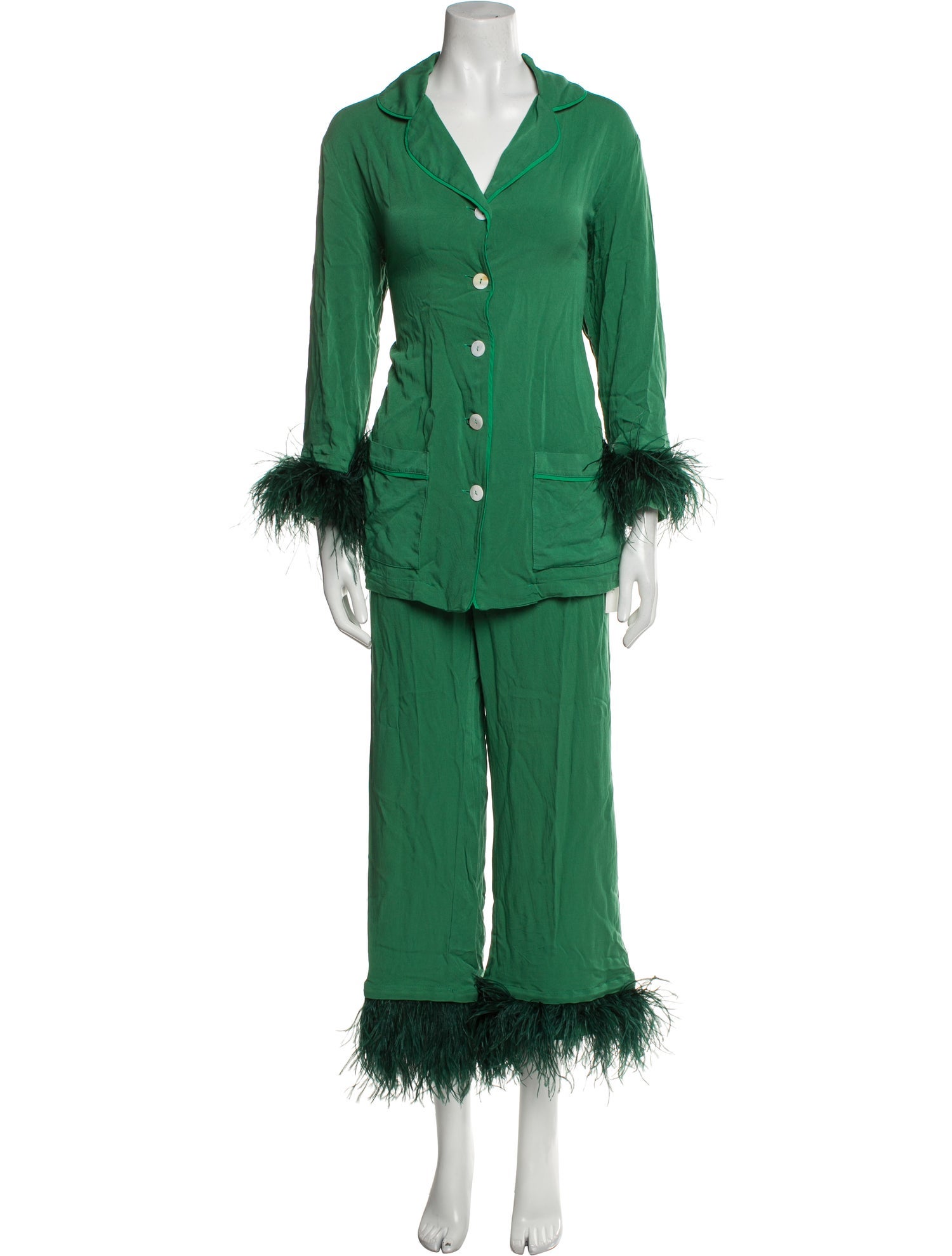 Sleeper Faux Fur Trim Lounge Set