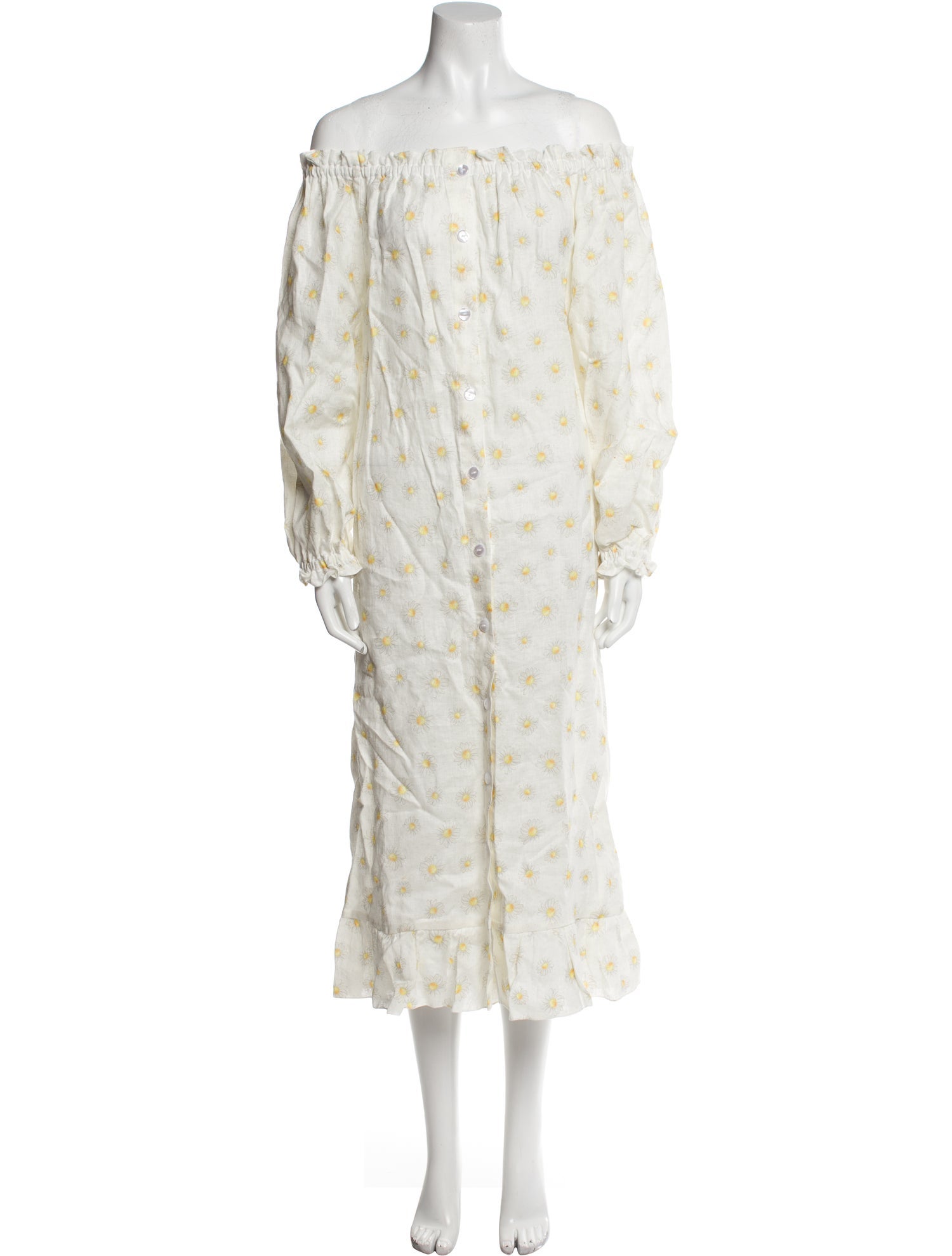 Sleeper Linen Midi Length Dress