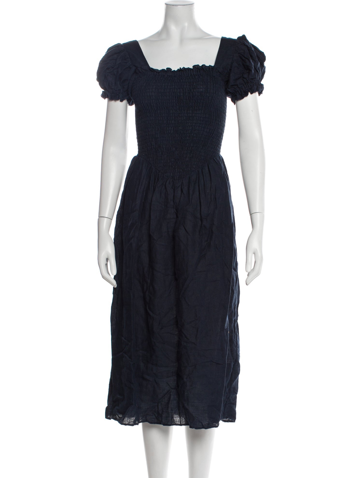 Sleeper Linen Midi Length Dress