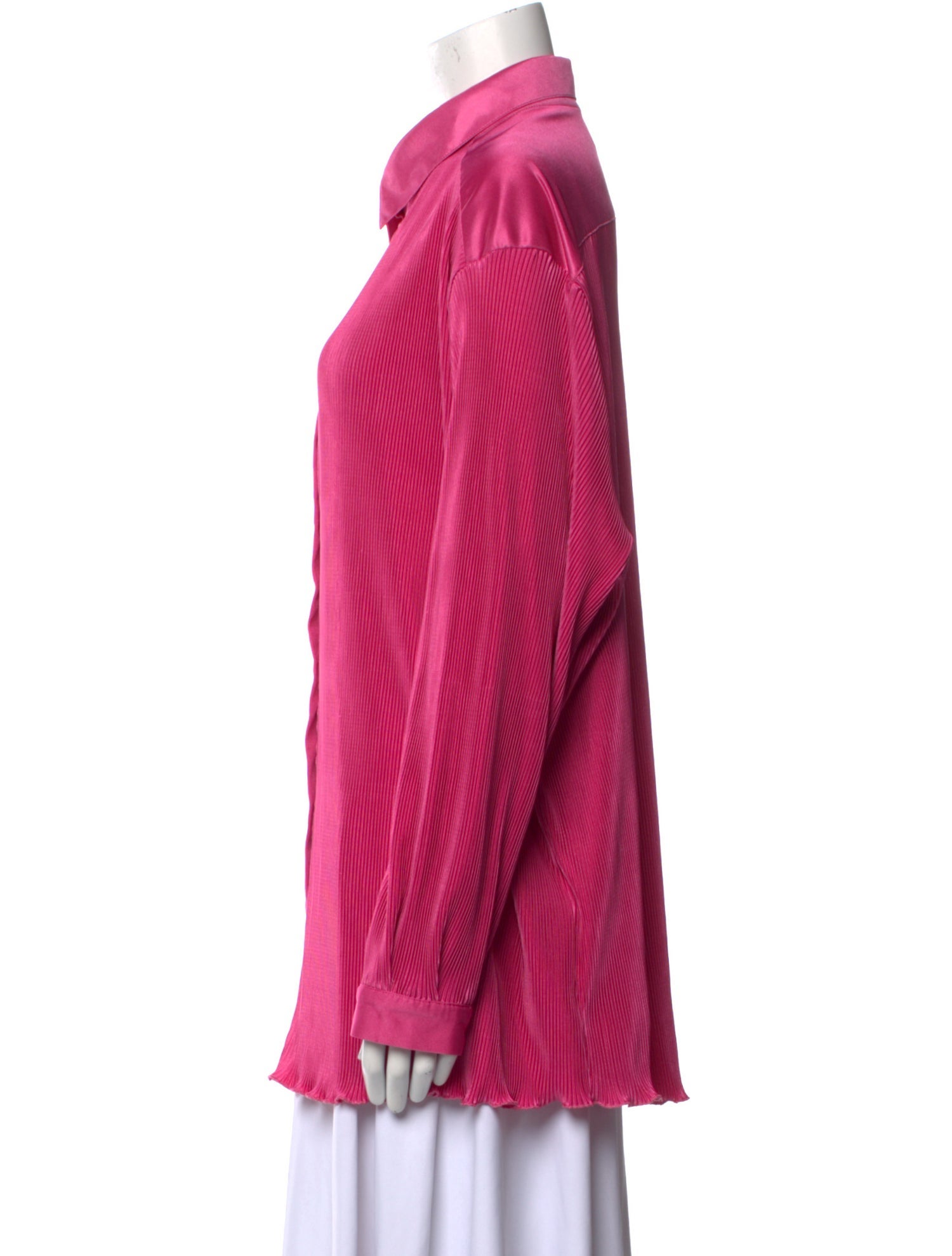 Sleeper Long Sleeve Button-Up Top