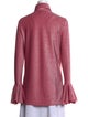 Sleeper Long Sleeve Button-Up Top