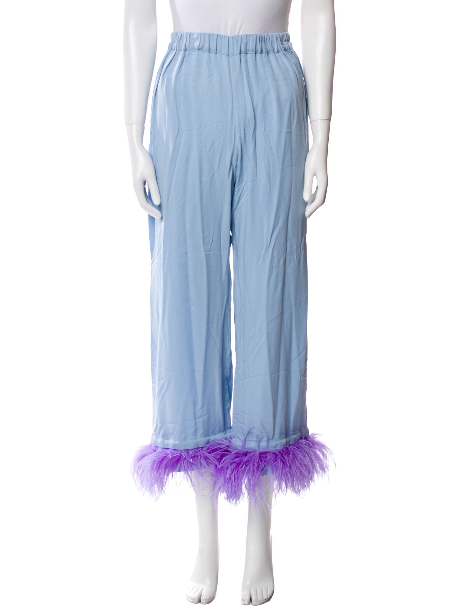 Sleeper Fur Trim Pajamas