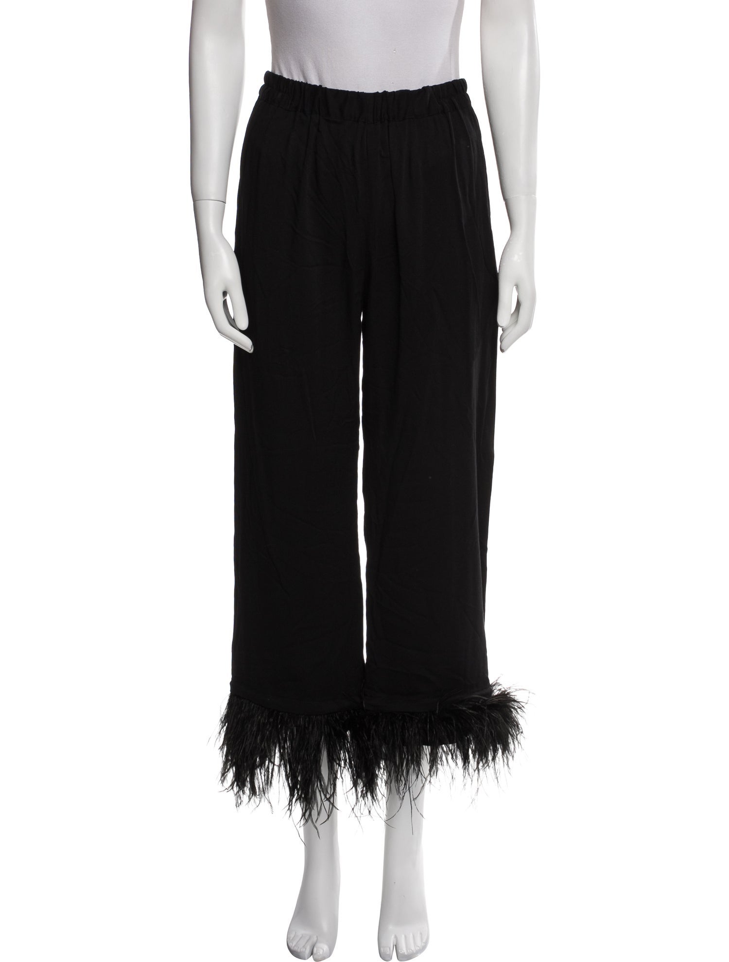 Sleeper Feather Trim Pajamas