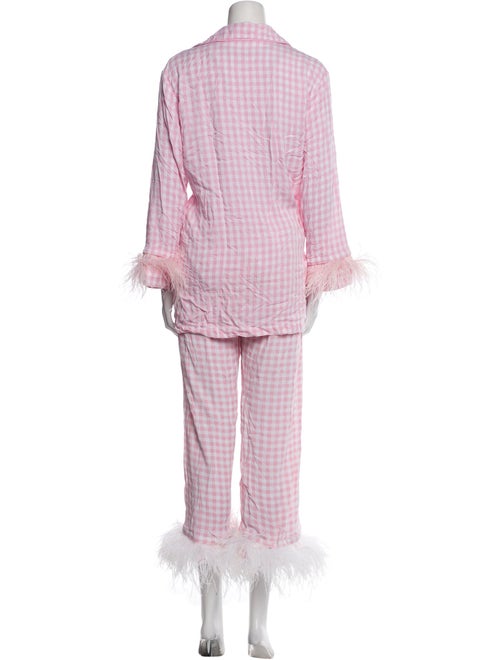 Sleeper Feather Trim Pajamas