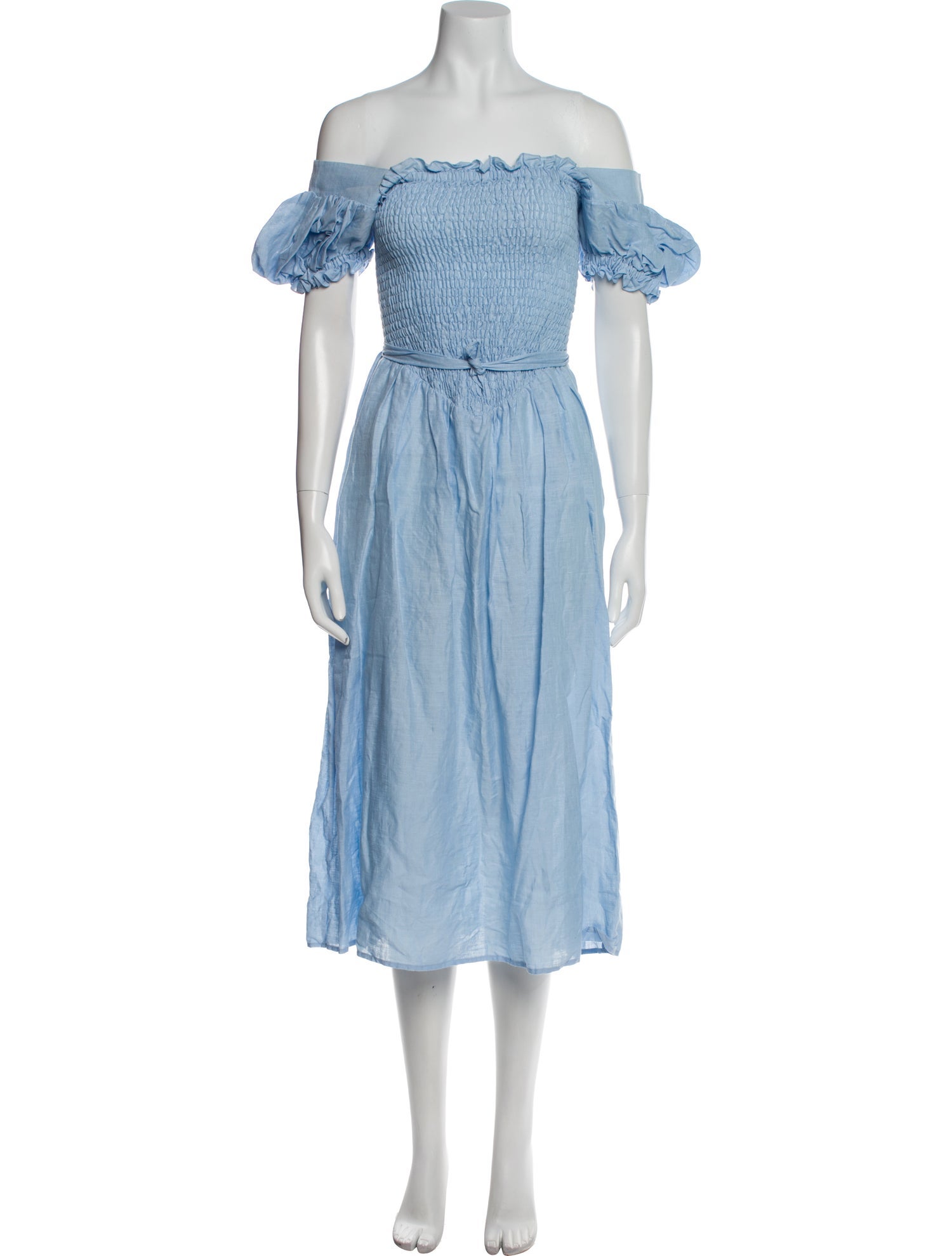 Sleeper Linen Midi Length Dress