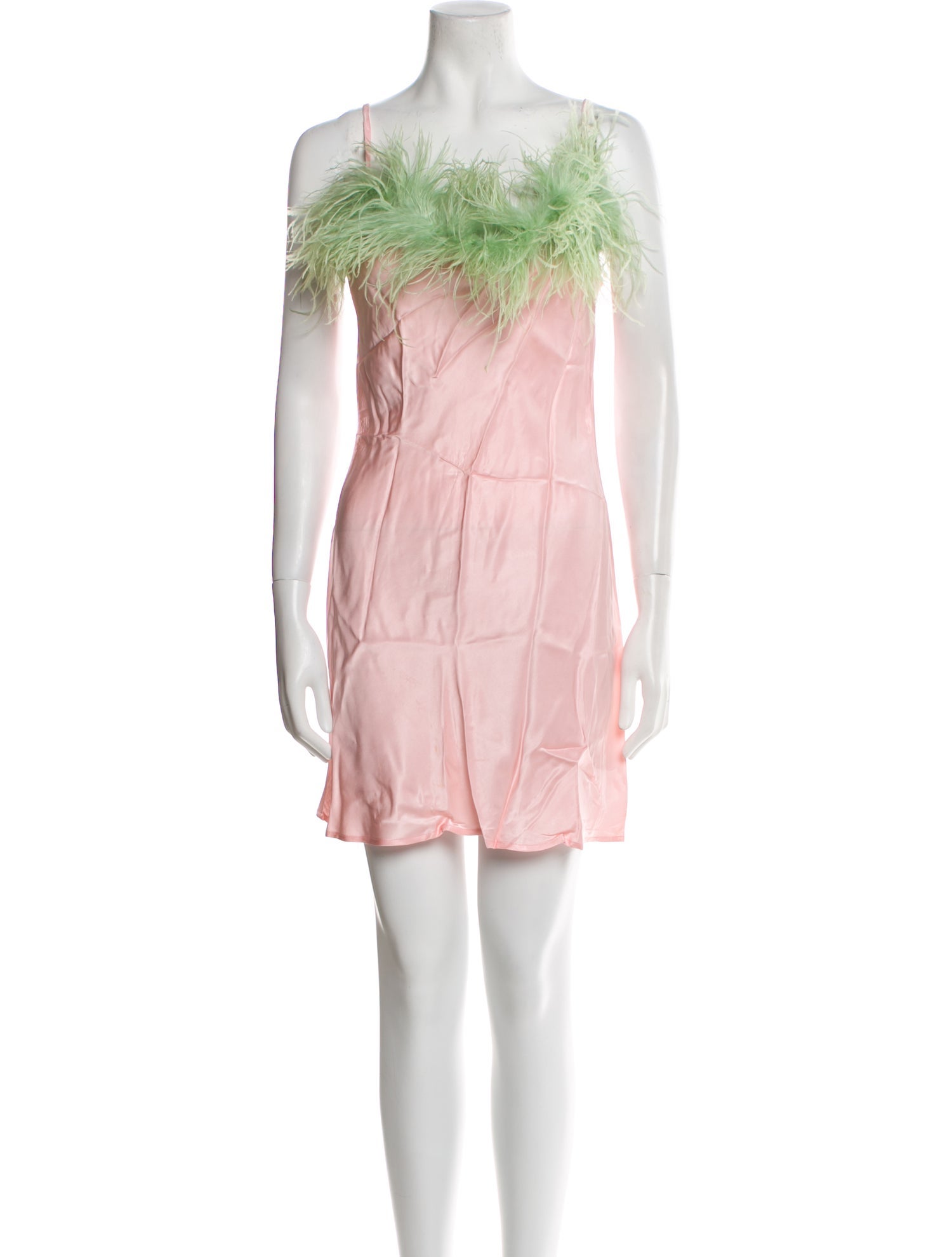 Sleeper Square Neckline Mini Dress