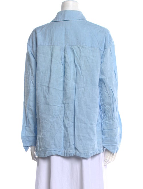 Sleeper Long Sleeve Button-Up Top