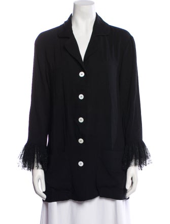 Sleeper Feather Trim Robe