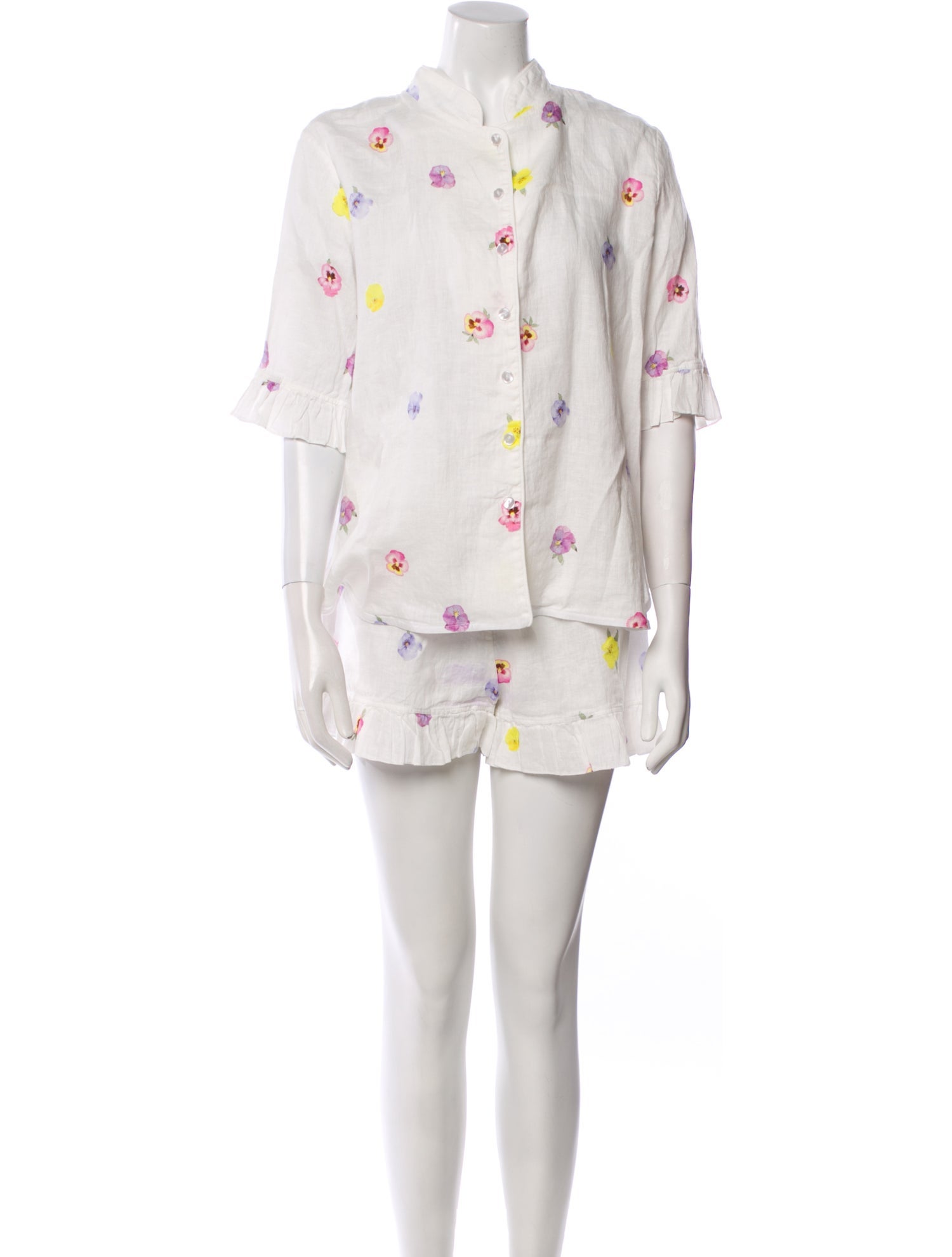 Sleeper Linen Floral Print Lounge Set