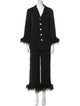 Sleeper Feather Trim Pant Set