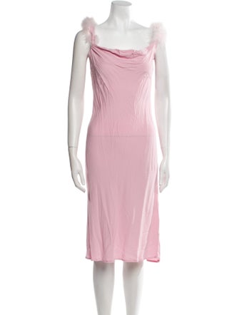 Sleeper Feather Trim Nightgown