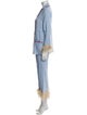 Sleeper Feather Trim Pant Set