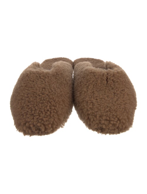 Sleeper Shearling Fur Trim Mules