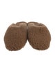 Sleeper Shearling Fur Trim Mules