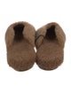 Sleeper Shearling Fur Trim Mules