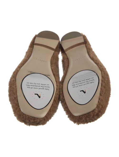 Sleeper Shearling Fur Trim Mules