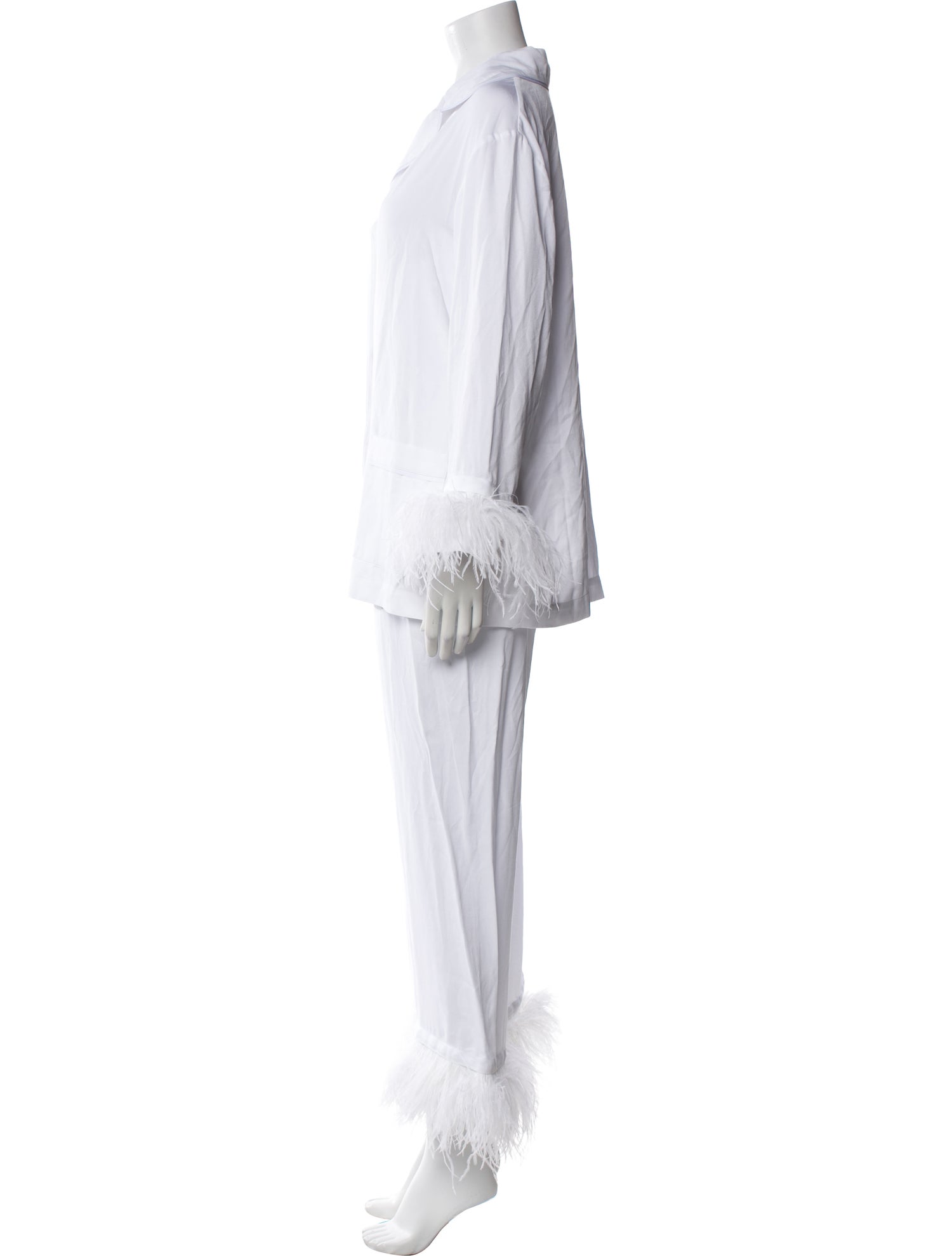 Sleeper Feather Trim Lounge Set