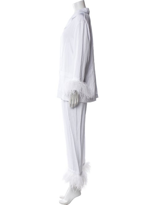 Sleeper Feather Trim Lounge Set