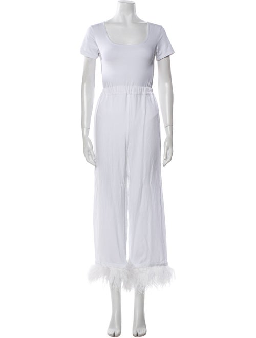 Sleeper Feather Trim Lounge Set