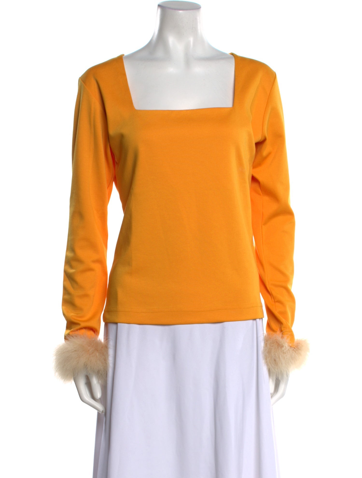 Sleeper Square Neckline Long Sleeve Top
