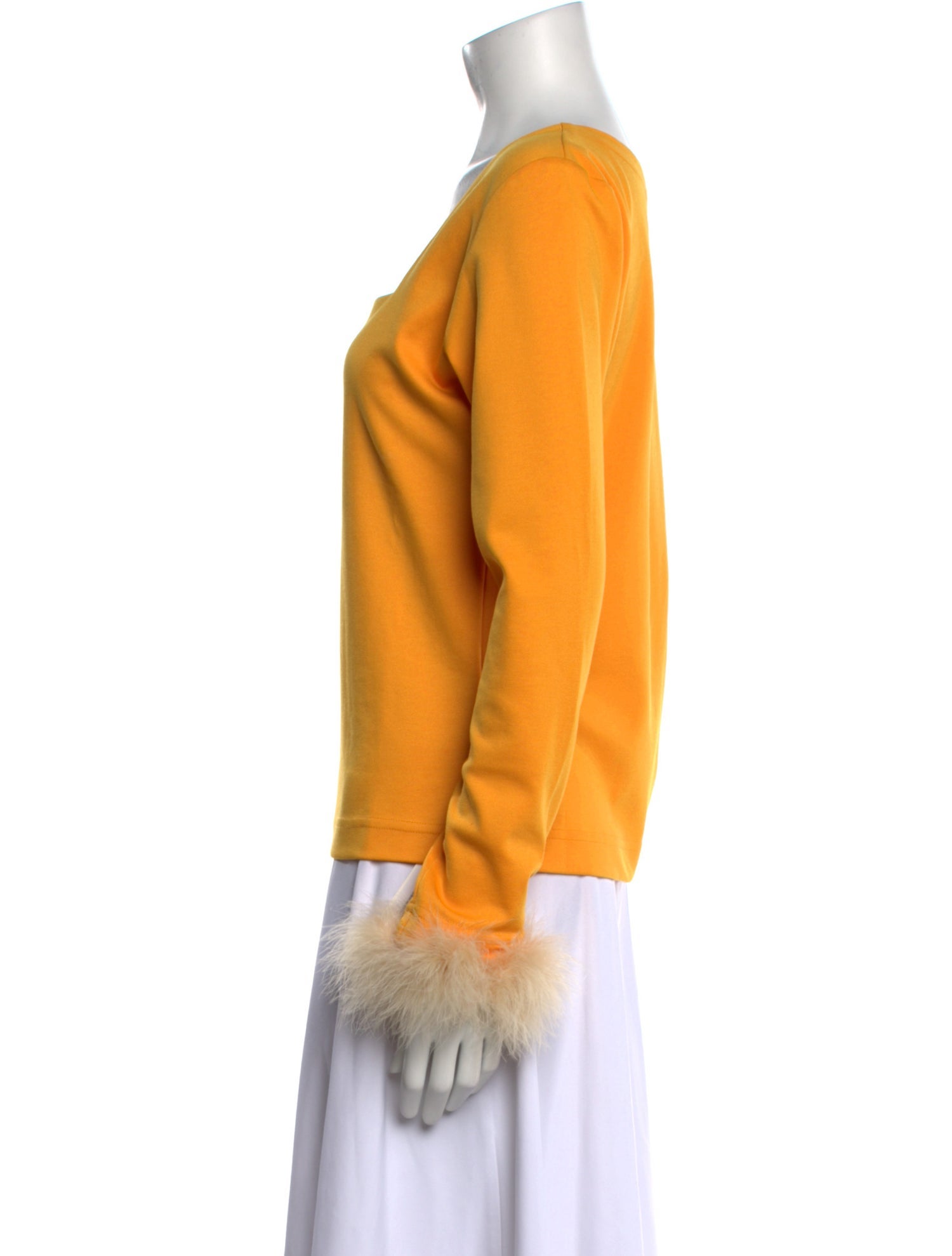 Sleeper Square Neckline Long Sleeve Top