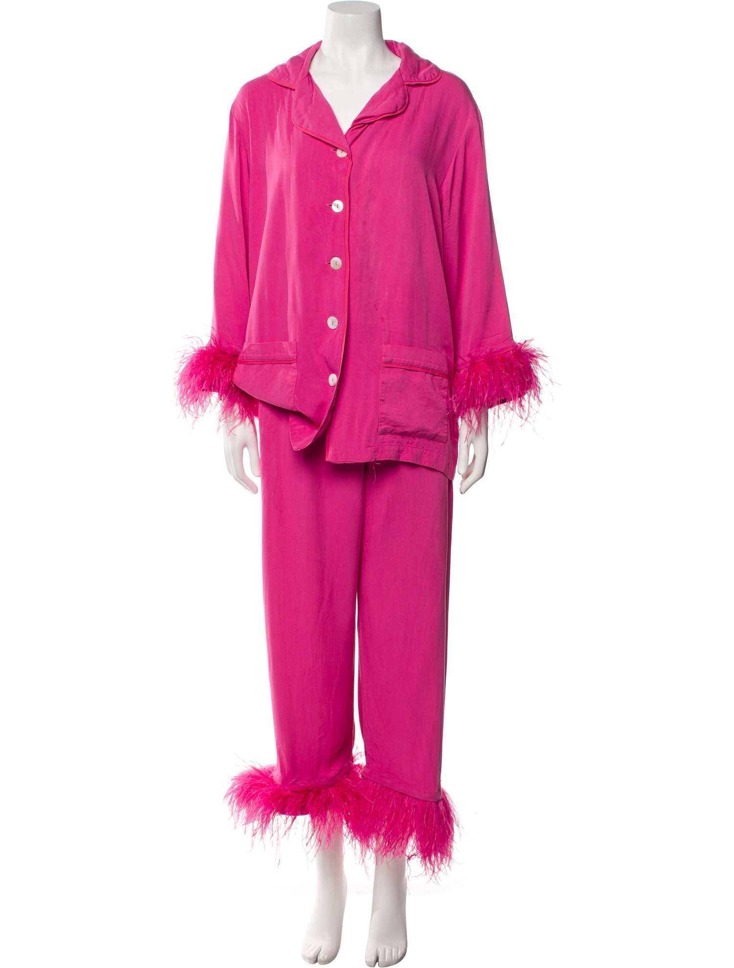 Sleeper Feather Wide Leg Pants