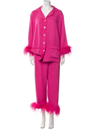 Sleeper Feather Wide Leg Pants