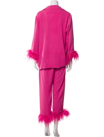 Sleeper Feather Wide Leg Pants