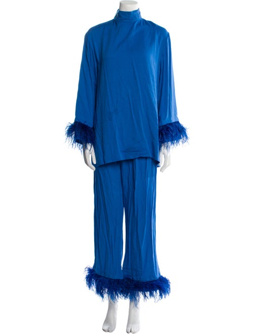 Sleeper Ruffle Embellishment Pant Set