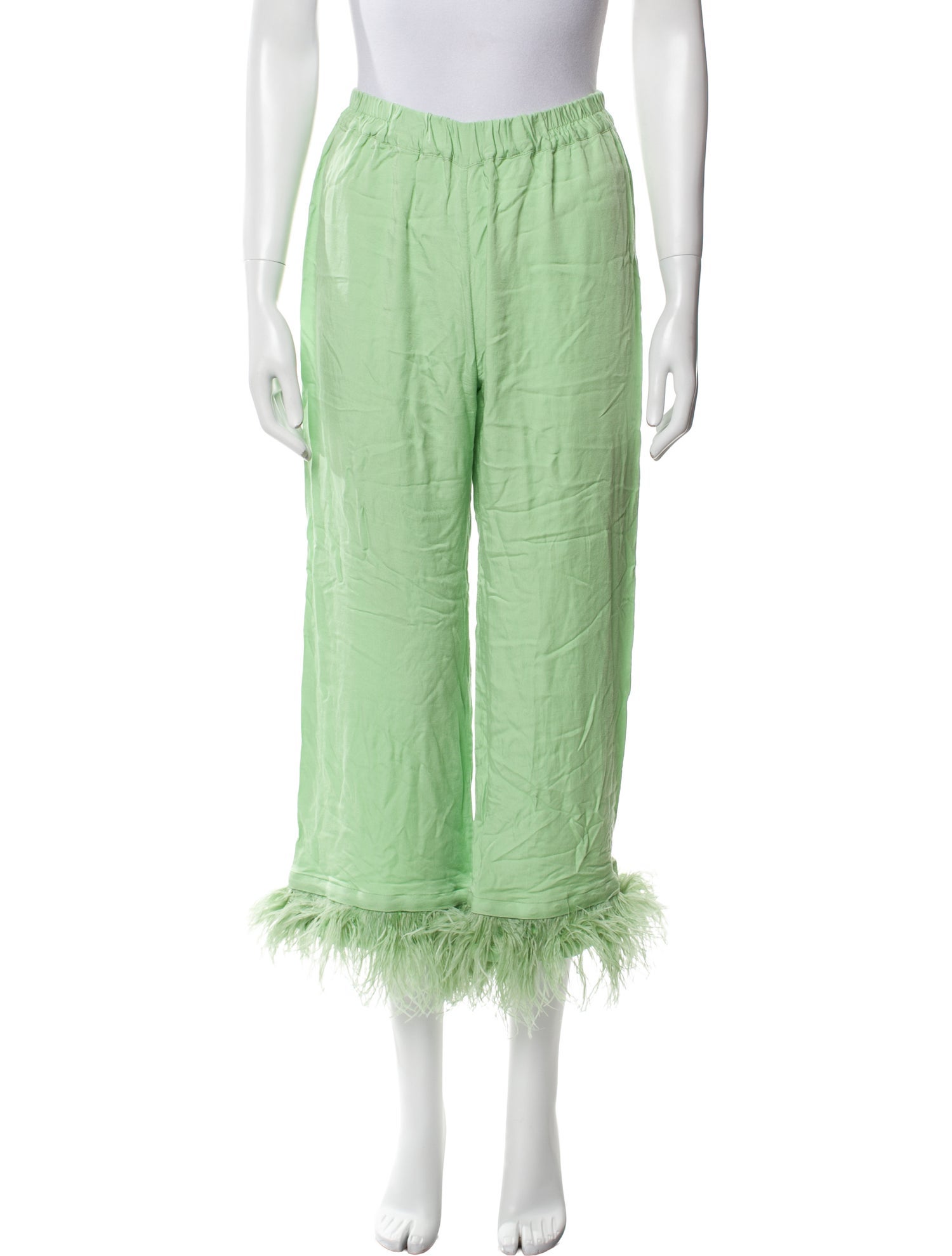 Sleeper Feather Trim Pajamas