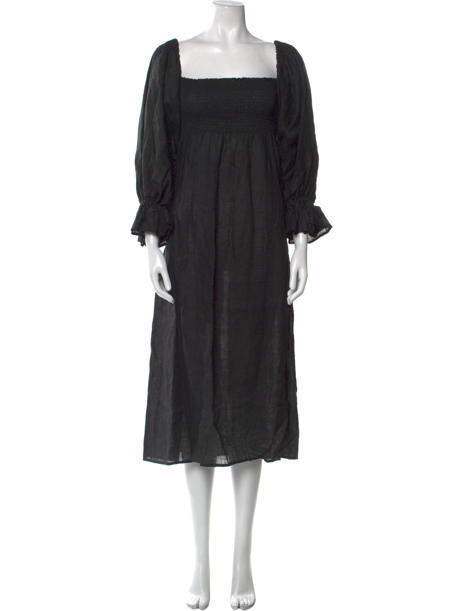 Sleeper Linen Midi Length Dress