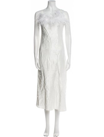 Sleeper Feather Trim Nightgown