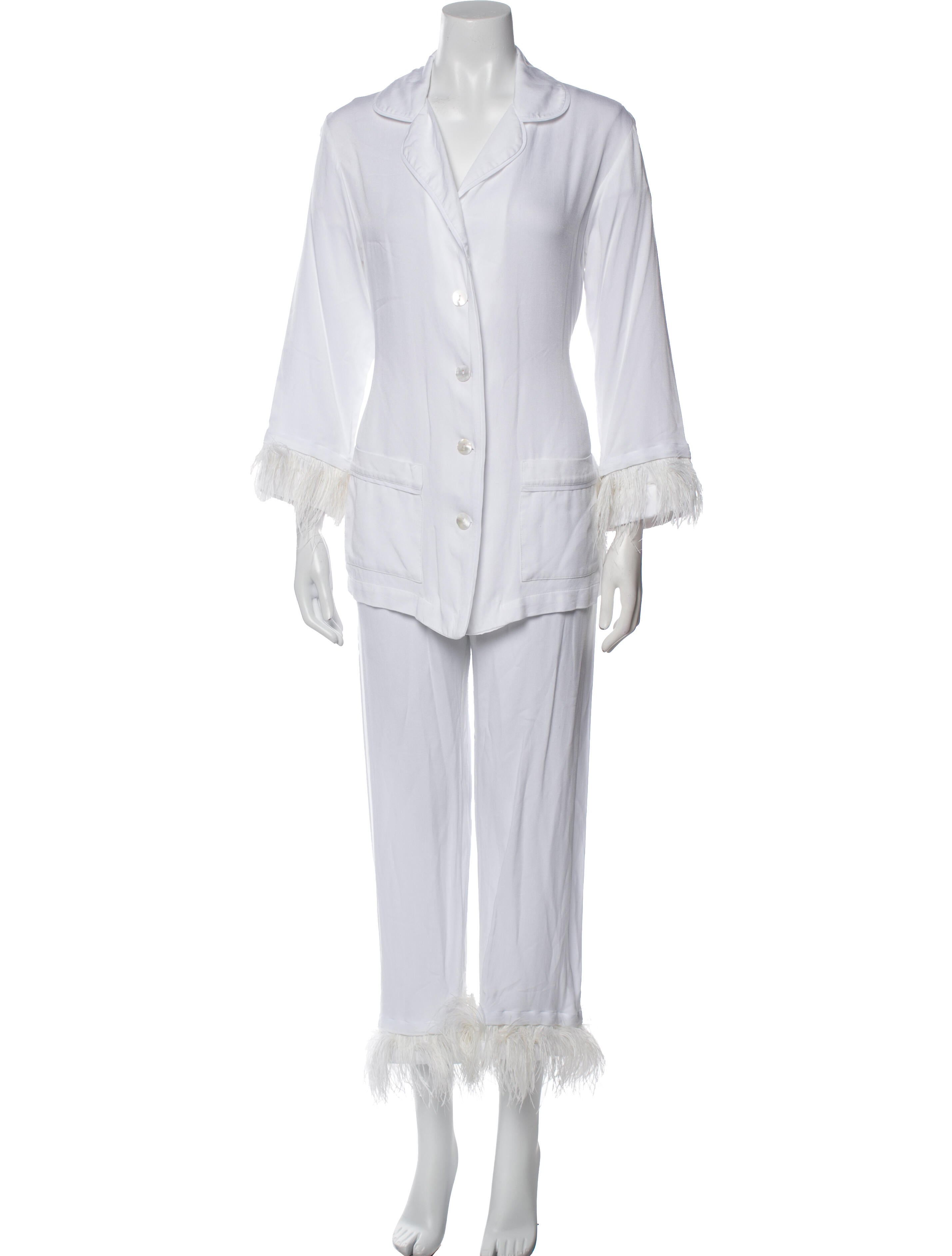 Sleeper Feather Trim Lounge Set