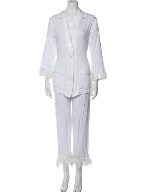 Sleeper Feather Trim Lounge Set