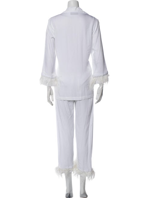 Sleeper Feather Trim Lounge Set