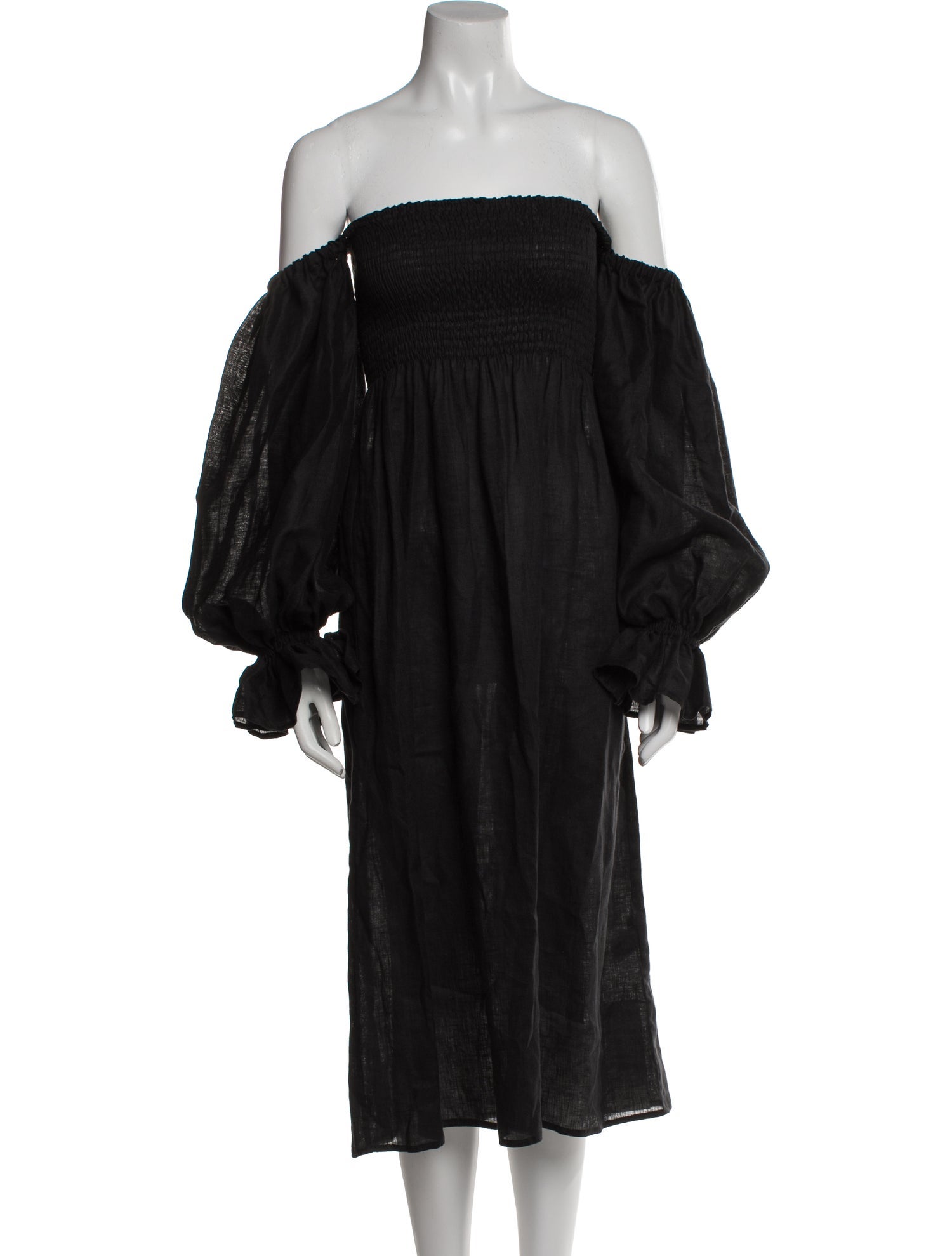 Sleeper Linen Midi Length Dress