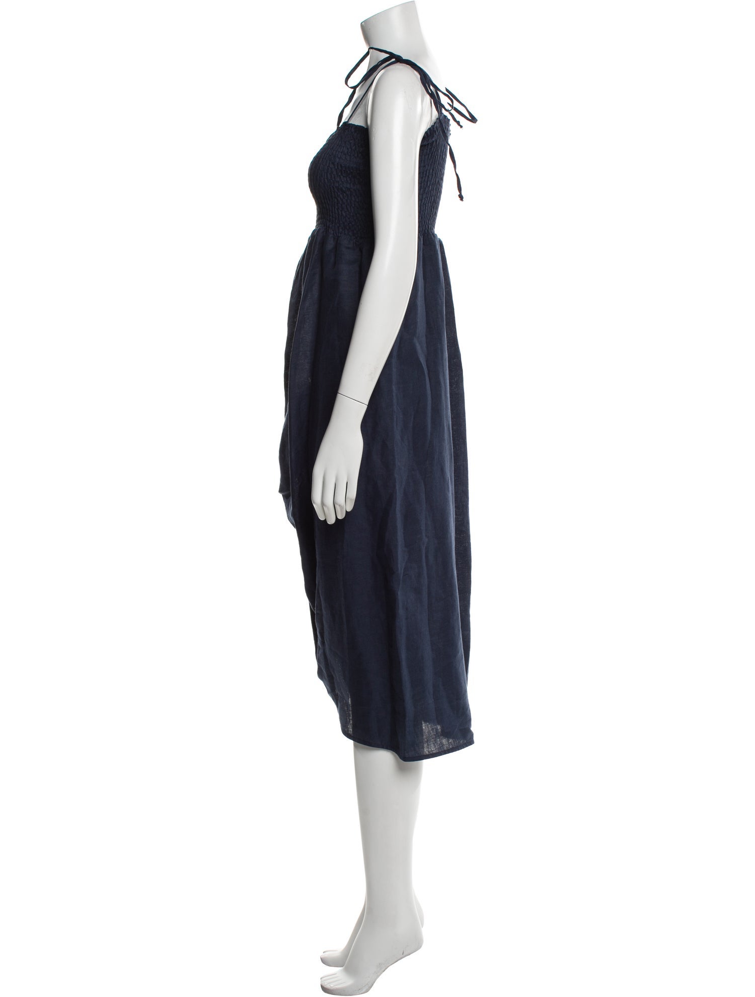 Sleeper Linen Knee-Length Dress